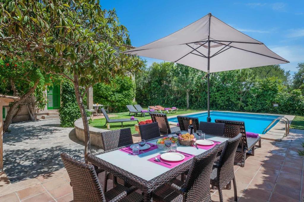 别墅 Puerto Pollenca Con Piscina Privada 波连萨港